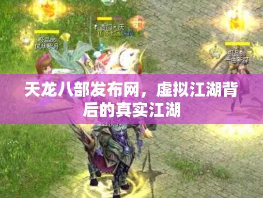 天龙八部发布网，虚拟江湖背后的真实江湖