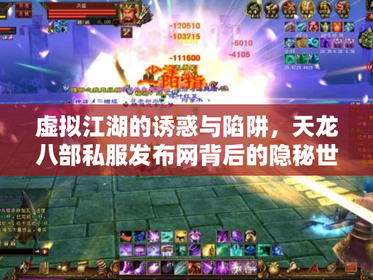 虚拟江湖的诱惑与陷阱，天龙八部私服发布网背后的隐秘世界