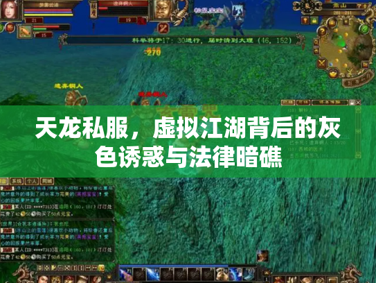 天龙私服，虚拟江湖背后的灰色诱惑与法律暗礁
