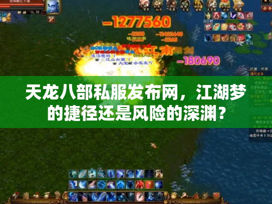天龙八部私服发布网，江湖梦的捷径还是风险的深渊？