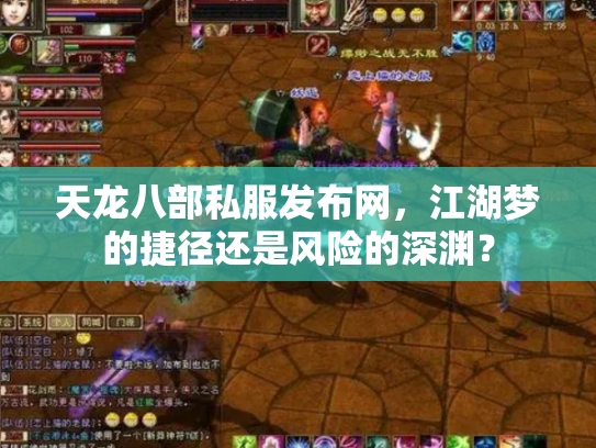 天龙八部私服发布网，江湖梦的捷径还是风险的深渊？