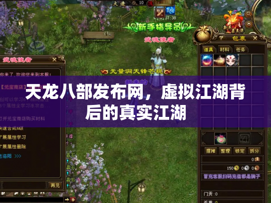 天龙八部发布网，虚拟江湖背后的真实江湖