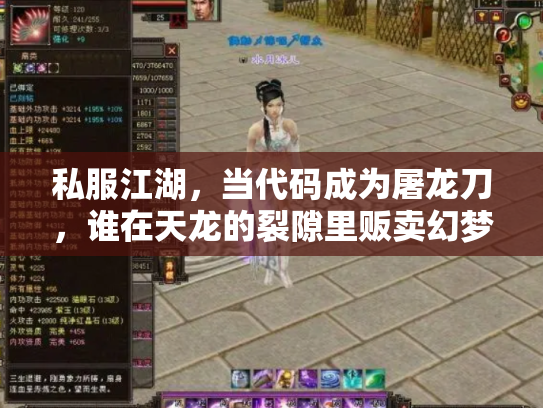 私服江湖，当代码成为屠龙刀，谁在天龙的裂隙里贩卖幻梦