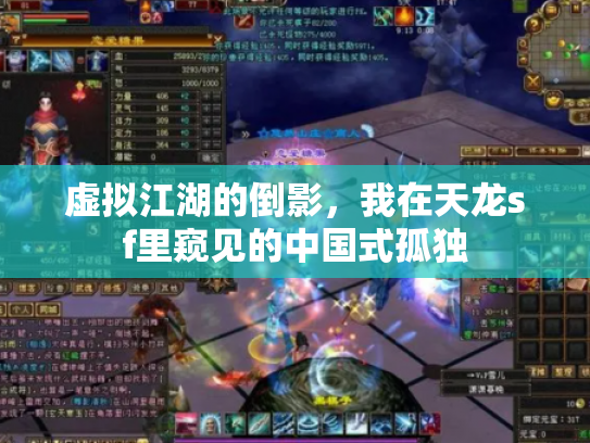 虚拟江湖的倒影，我在天龙sf里窥见的中国式孤独