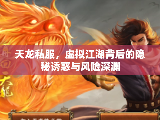 天龙私服，虚拟江湖背后的隐秘诱惑与风险深渊