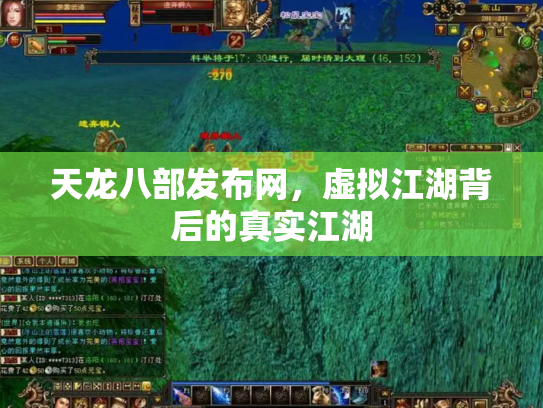 天龙八部发布网，虚拟江湖背后的真实江湖