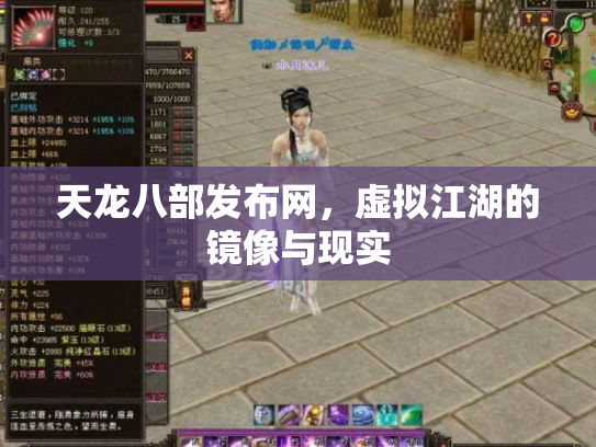 天龙八部发布网，虚拟江湖的镜像与现实