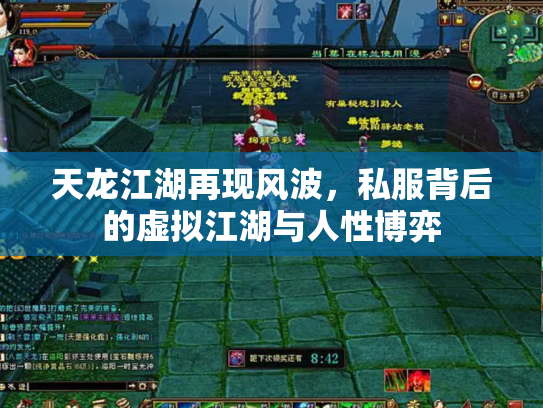 天龙江湖再现风波，私服背后的虚拟江湖与人性博弈