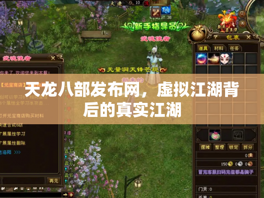 天龙八部发布网，虚拟江湖背后的真实江湖