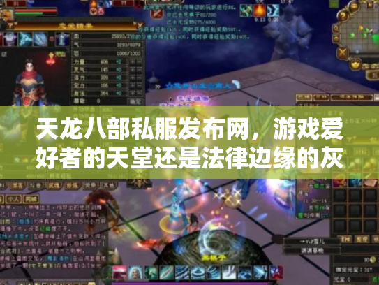 天龙八部私服发布网，游戏爱好者的天堂还是法律边缘的灰色地带？