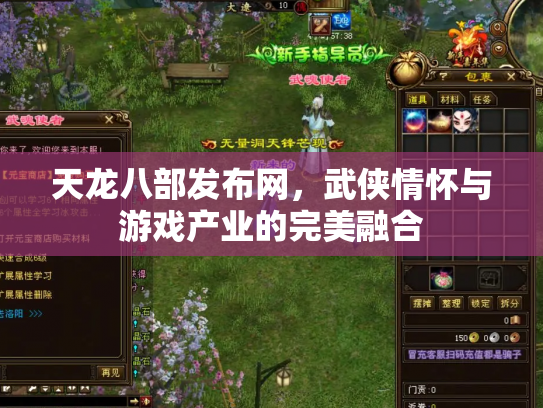 天龙八部发布网，武侠情怀与游戏产业的完美融合
