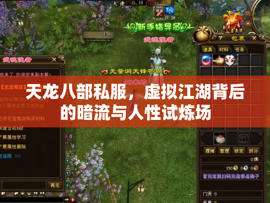 天龙八部私服，虚拟江湖背后的暗流与人性试炼场