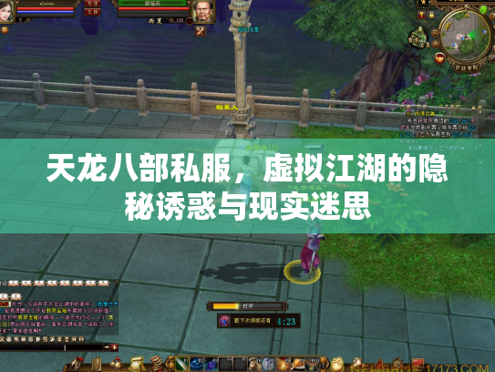 天龙八部私服，虚拟江湖的隐秘诱惑与现实迷思