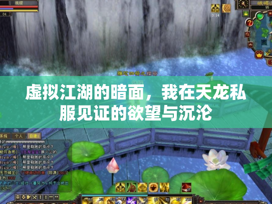 虚拟江湖的暗面，我在天龙私服见证的欲望与沉沦