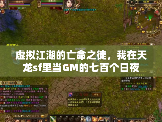 虚拟江湖的亡命之徒，我在天龙sf里当GM的七百个日夜