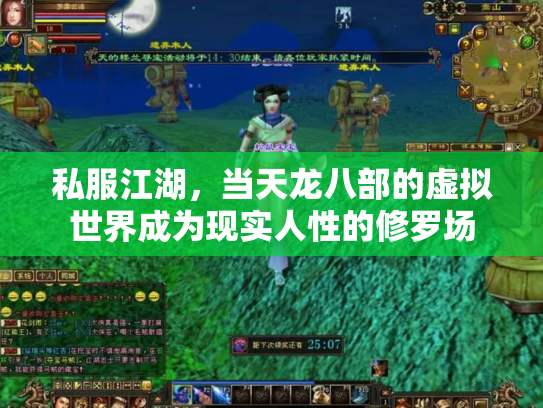 私服江湖，当天龙八部的虚拟世界成为现实人性的修罗场
