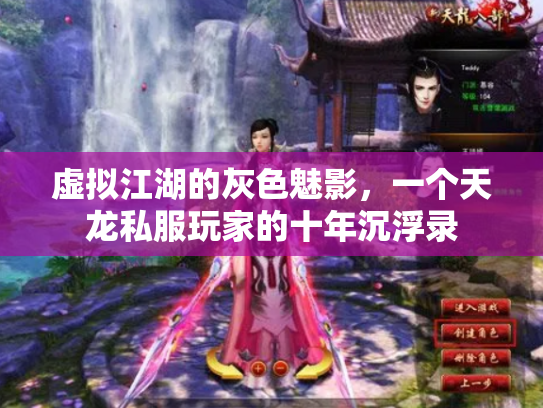 虚拟江湖的灰色魅影，一个天龙私服玩家的十年沉浮录