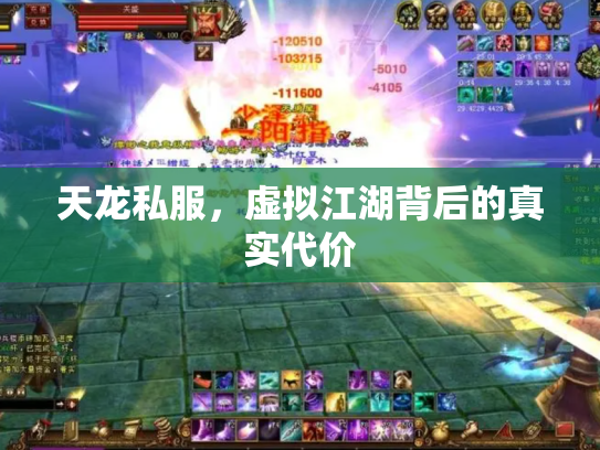 天龙私服，虚拟江湖背后的真实代价