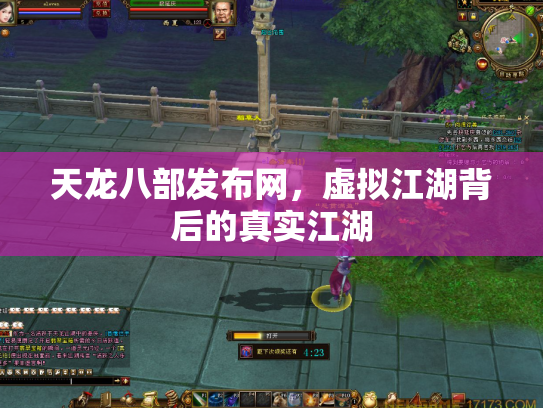 天龙八部发布网，虚拟江湖背后的真实江湖