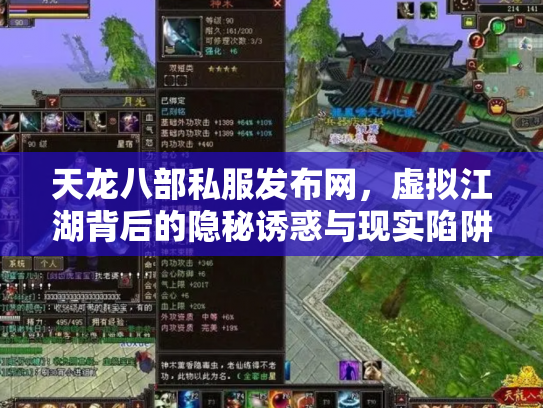 天龙八部私服发布网，虚拟江湖背后的隐秘诱惑与现实陷阱