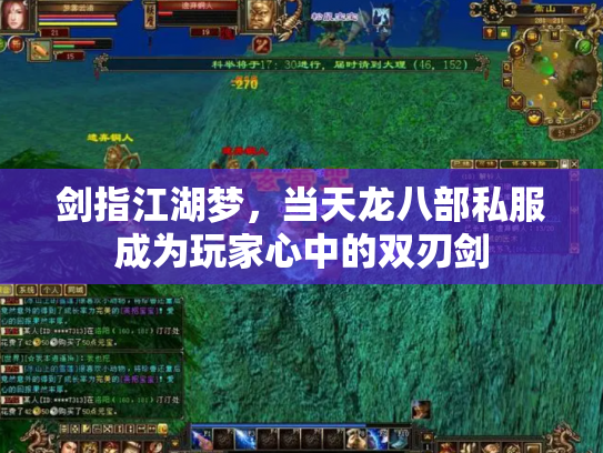 剑指江湖梦，当天龙八部私服成为玩家心中的双刃剑