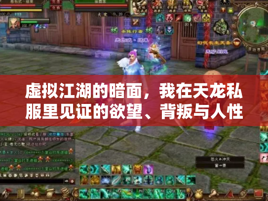 虚拟江湖的暗面，我在天龙私服里见证的欲望、背叛与人性沦丧