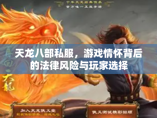 天龙八部私服，游戏情怀背后的法律风险与玩家选择