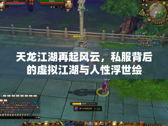 天龙江湖再起风云，私服背后的虚拟江湖与人性浮世绘