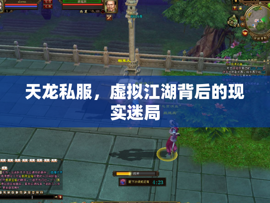 天龙私服，虚拟江湖背后的现实迷局