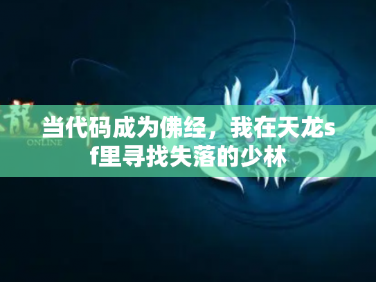 当代码成为佛经，我在天龙sf里寻找失落的少林