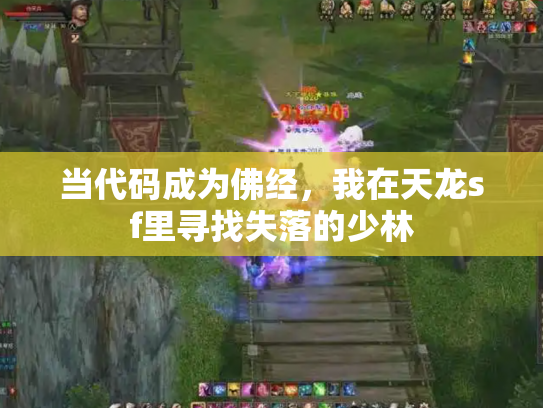 当代码成为佛经，我在天龙sf里寻找失落的少林