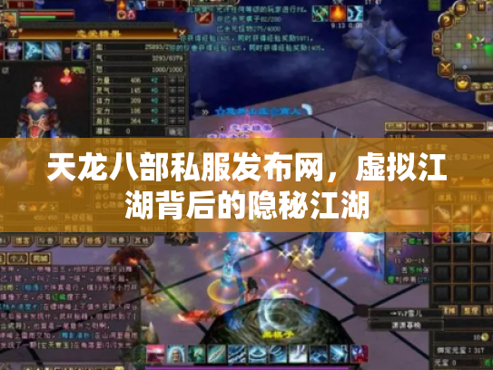 天龙八部私服发布网，虚拟江湖背后的隐秘江湖