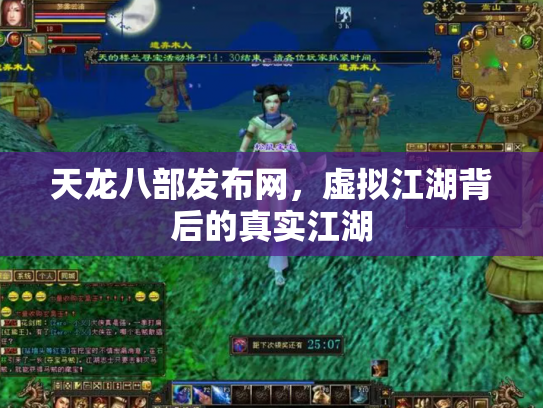 天龙八部发布网，虚拟江湖背后的真实江湖