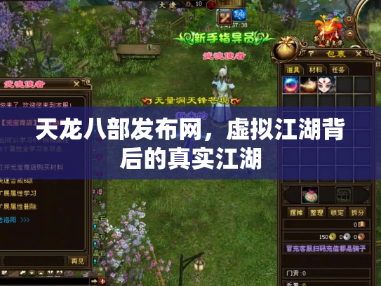 天龙八部发布网，虚拟江湖背后的真实江湖