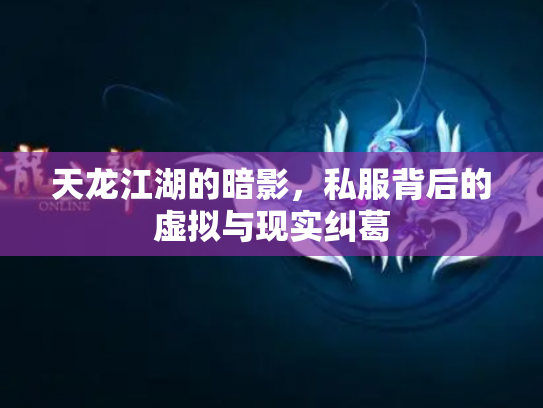 天龙江湖的暗影，私服背后的虚拟与现实纠葛