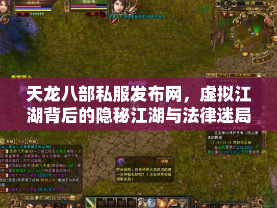 天龙八部私服发布网，虚拟江湖背后的隐秘江湖与法律迷局