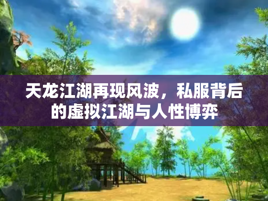 天龙江湖再现风波，私服背后的虚拟江湖与人性博弈