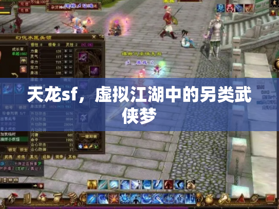 天龙sf，虚拟江湖中的另类武侠梦