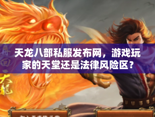 天龙八部私服发布网，游戏玩家的天堂还是法律风险区？