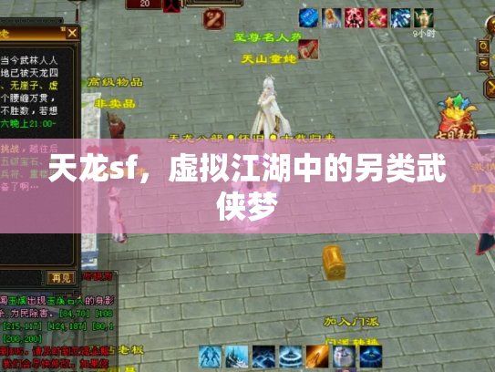 天龙sf，虚拟江湖中的另类武侠梦