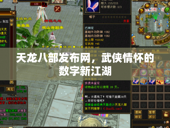 天龙八部发布网，武侠情怀的数字新江湖