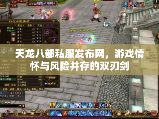 天龙八部私服发布网，游戏情怀与风险并存的双刃剑