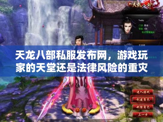 天龙八部私服发布网，游戏玩家的天堂还是法律风险的重灾区？