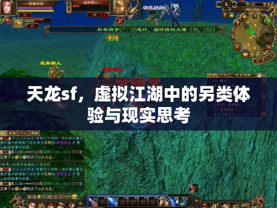 天龙sf，虚拟江湖中的另类体验与现实思考