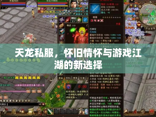 天龙私服，怀旧情怀与游戏江湖的新选择