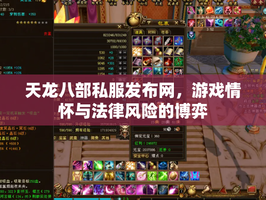 天龙八部私服发布网，游戏情怀与法律风险的博弈