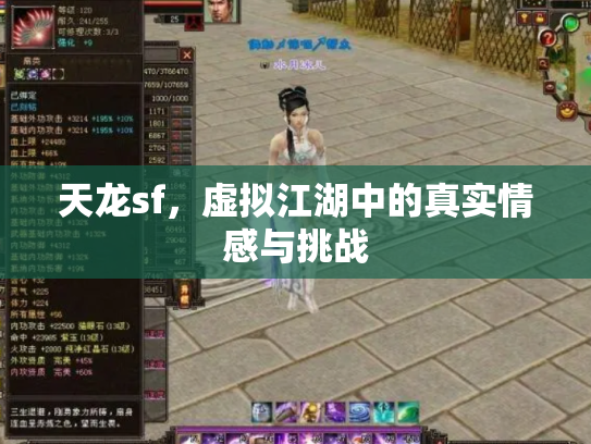 天龙sf，虚拟江湖中的真实情感与挑战