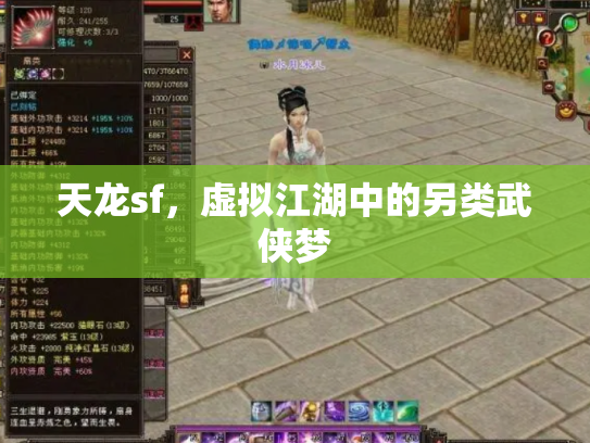 天龙sf，虚拟江湖中的另类武侠梦