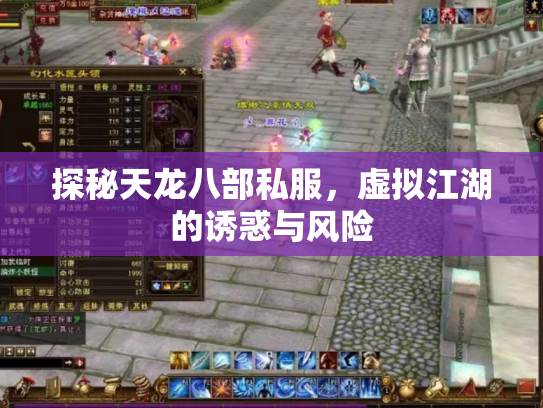 探秘天龙八部私服，虚拟江湖的诱惑与风险