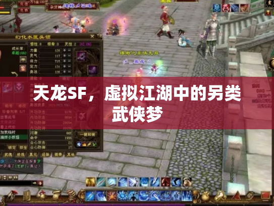 天龙SF，虚拟江湖中的另类武侠梦